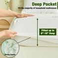 thumbnail image 3 of AGALI Waterproof Queen Mattress Protector Viscose from Bamboo 6-18 Inch Deep Pocket, 3 of 6