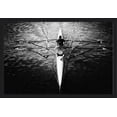 thumbnail image 1 of Rowers in Double Scull Boat - Lantern Press Photography (36x24 Giclee Art Print, Gallery Framed, Black Wood), 1 of 1