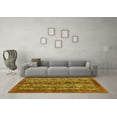 thumbnail image 3 of Ahgly Company Indoor Rectangle Abstract Yellow Modern Area Rugs, 6' x 9', 3 of 4