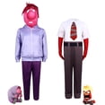 thumbnail image 5 of Disfraz de personaje de dibujos animados para adultos y niños, Cosplay de Inside Out 2, Joy, ansiedad, Ropa de baile de Halloween, Máscara, 5 of 5