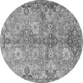 thumbnail image 1 of Ahgly Company Indoor Round Persian Gray Traditional Area Rugs, 5' Round, 1 of 1