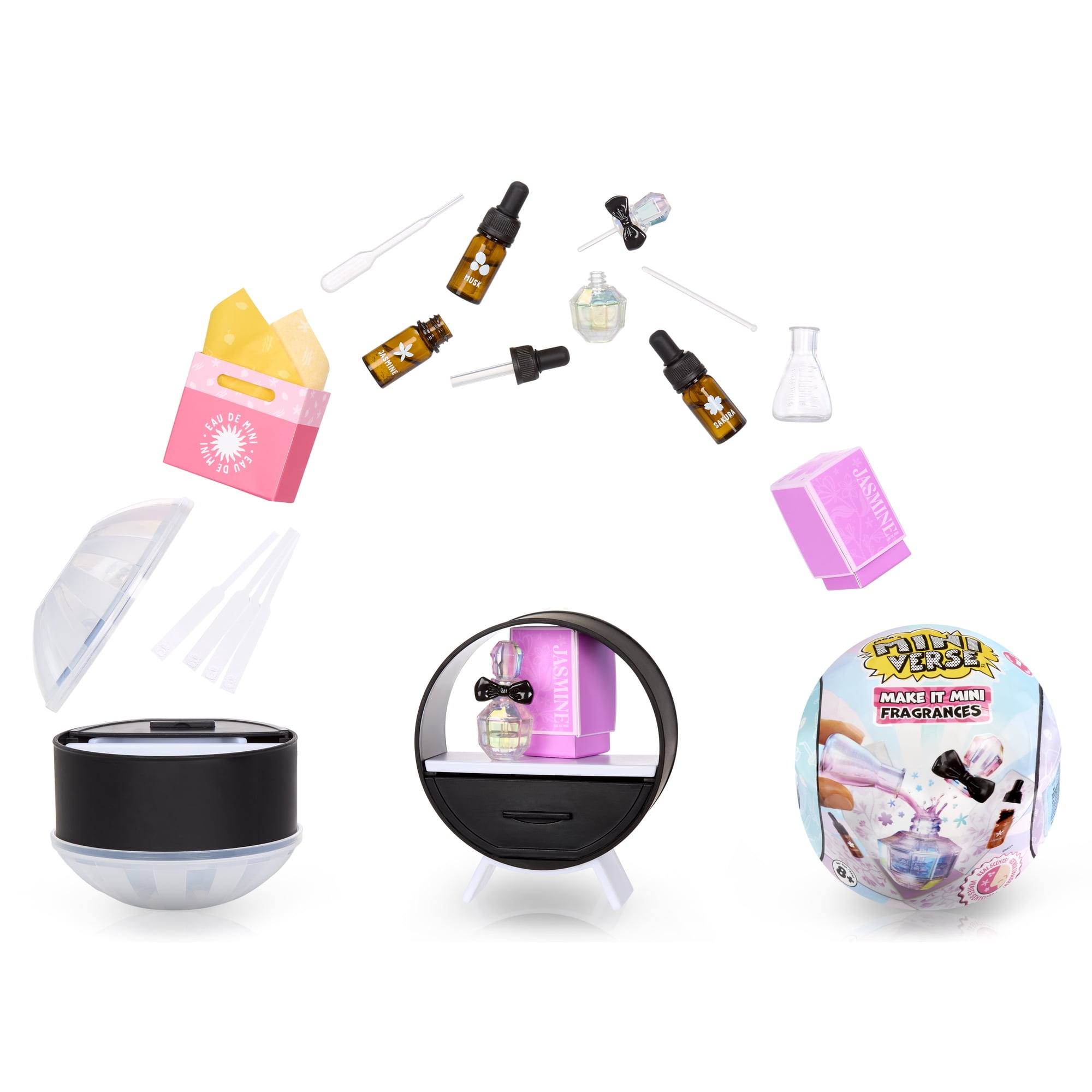 MGA's Miniverse - Make It Mini Fragrances Mini Collectibles, Blind Pack, Real Cosmetics, Perfume, Fruity, Floral, Scents, Non Toxic, Collectors, 8+