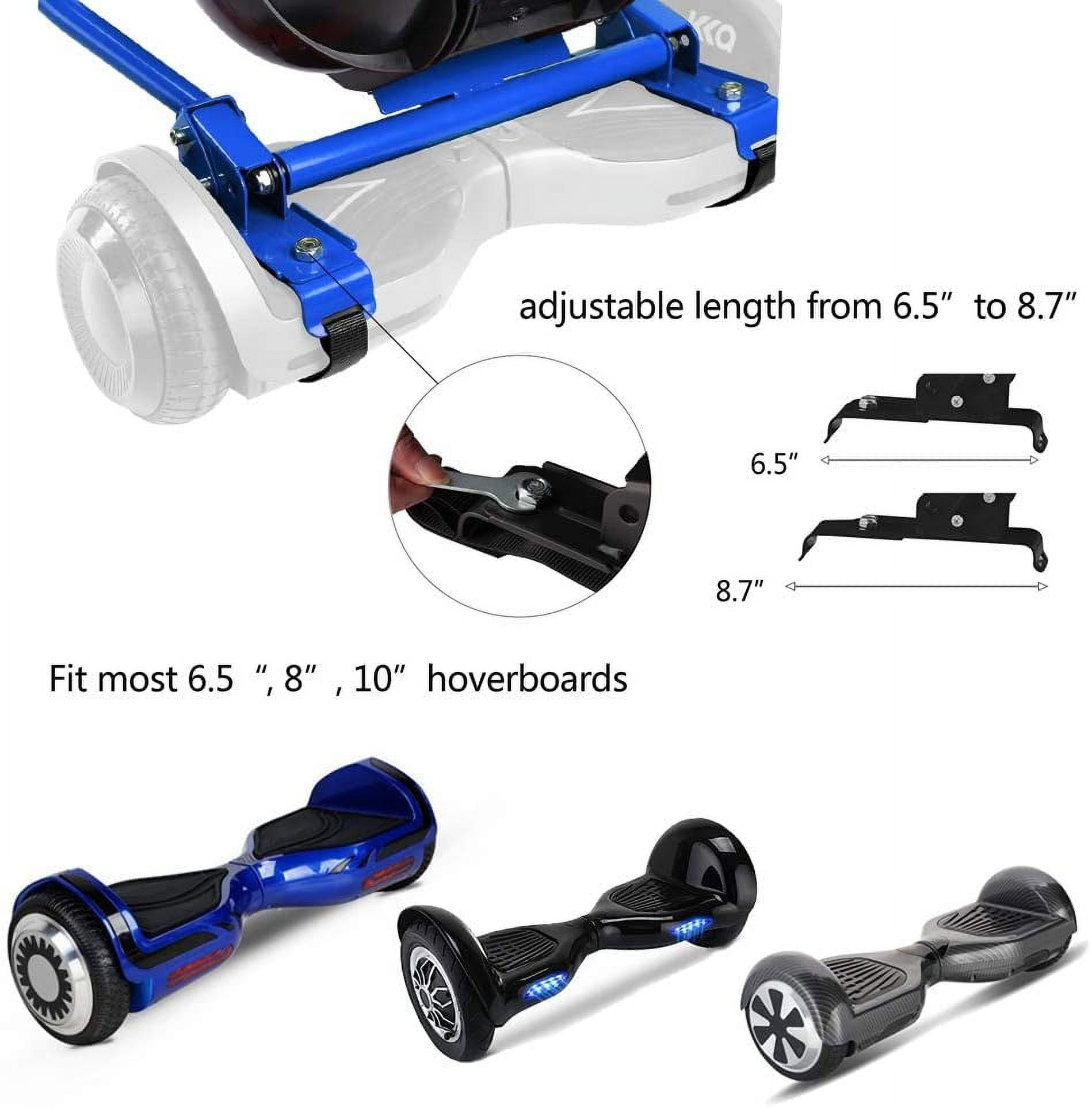Wonder Wheels Hover Kart Go Kart Adjustable Seat Attachment for 6.5" Hover-Rider Buggy - Blue