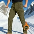thumbnail image 5 of Snow Pants Men Waterproof Winter Warm Fleece Lined Ski Cargo Pants for Outdoor Work Hunting Hiking Snowboard, 5 of 9