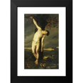 thumbnail image 2 of Alcide-Joseph Lorentz 10x14 Black Modern Framed Museum Art Print Titled - Saint Sebastian, 2 of 5