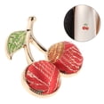thumbnail image 1 of PTOOTP Broche Pin De Cereza Roja Para Mujer Con Floral Y Material Resistente, 1 of 8