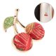 thumbnail image 1 of PTOOTP Broche Pin De Cereza Roja Para Mujer Con Floral Y Material Resistente, 1 of 8