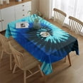 thumbnail image 2 of Colorful Tie Dye Pattern Rectangle Tablecloth 60"x84",Waterproof Polyester Rectangle Table Cloth, Wipeable Spillproof Polyester Tablecloth for Dining, Camping, Indoor and Outdoor, 2 of 5