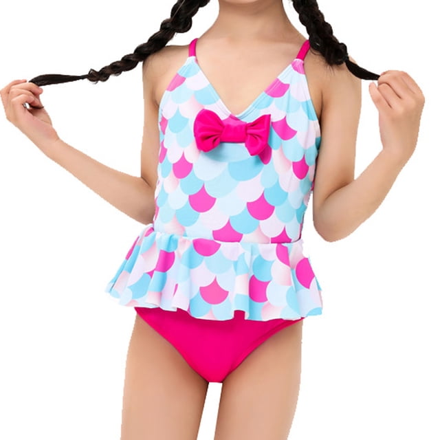 Traje de baño para madre e hija, traje de baño a juego para niñas, traje de baño bikini para mujer