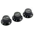 thumbnail image 4 of 3 Pieces Guitar Knobs Small Guitars Volume Tone Control Spare Parts Control Caps Part Music Instrument Fitting Guitars Volume Tone Knob Replacing Fittings, 4 of 6