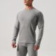 thumbnail image 1 of Ropa interior térmica para hombre, jersey liso de forro polar, cálido, cómodo, elástico, transpirable, ajustado, absorbente del sudor, ropa interior térmica deportiva, blusa de poliéster para hombre., 1 of 8