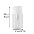 thumbnail image 4 of Professional Push Down Empty Pump Dispenser Bottle - Perfect for Nail Polish & Makeup Remover!, 4 of 4