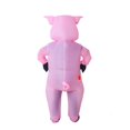 thumbnail image 2 of Disfraz de cerdo inflable Tvakkera, rosa, para adulto, con bomba de aire, 2 of 7