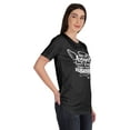 thumbnail image 2 of Inkmeso WoMen's Not All Angel Have Wings Some Have Stethoscopes Nurse T-shirt, 2 of 8