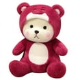 thumbnail image 6 of Cute Bear Doll in Detachable Hooded Outfit, Perfectly Soft and Cuddly for Endless Comfort and Charming Decor Accent, 6 of 9