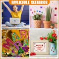 thumbnail image 4 of 1449 Pieces Self-Adhesive Multi-Color Jewels Stickers 3 mm-15 mm Gem Stickers Rhinestone for DIY Craft Art Project Face Body Makeup Nail Supplies Card Making Home Party Decoration, 4 of 7