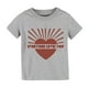 thumbnail image 1 of Gibobby Camisas Para Niños Elegantes Camisetas informales con estampado de dibujos animados de manga corta para niños pequeños y niñas de verano para ropa de niños(Gris, 2-4 Años), 1 of 4