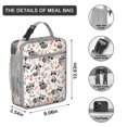 thumbnail image 3 of Panda Insulated Lunch Box Men Reusable Lunch Tote Bag with Detachable Handle Portable Lunch Bag Office Travel, 3 of 6
