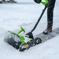 Earthwise SN74016 40V Lithium Battery Operated Ion Cordless 16" Snow