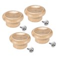thumbnail image 1 of Universal Olla Tapa Perilla, Madera Reemplazo Perilla 49x26mm para Sartén Olla Cubierta Tapa, Paquete de 4, 1 of 5