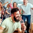 thumbnail image 6 of BCZHQQ Karaoke Artifact: Wireless Bluetooth Microphone & Speaker - Portable KTV System with Cool Effects, Ideal for Mobile Live Streaming, 6 of 7
