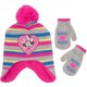 thumbnail image 1 of Conjunto de Gorro y Manoplas de Invierno Disney Minnie Mouse para Niñas Pequeñas, 1 of 6