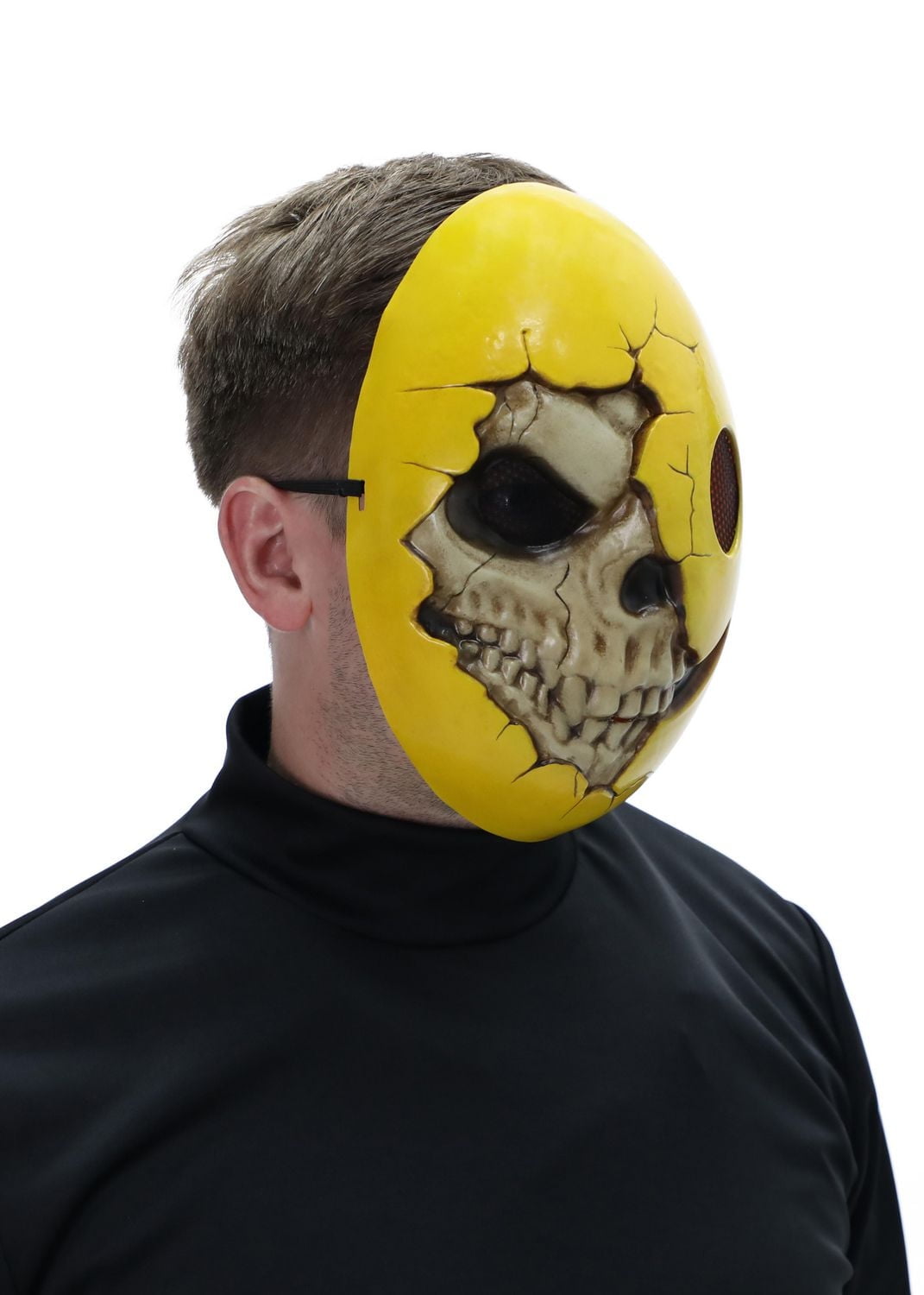 Way to Celebrate Adult Unisex Halloween Skully Smile Mask Costume Accessory