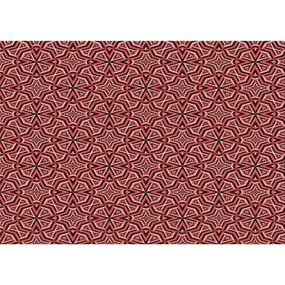 Ahgly Company Machine Washable Indoor Rectangle Transitional Maroon Red Area Rugs, 2' x 5'
