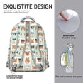 thumbnail image 5 of Lovely Dog Breeds Backpack for School,Cute School Bag,Schoolbag with Adjustable Shoulder Straps & Padded Back,15.3"x11"x7.1".﻿, 5 of 6