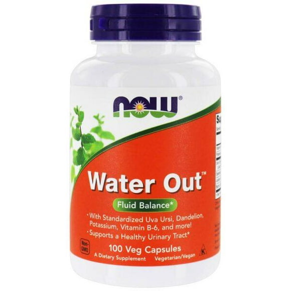 Diurético natural Now Water Out 100 Cápsulas Now Water out
