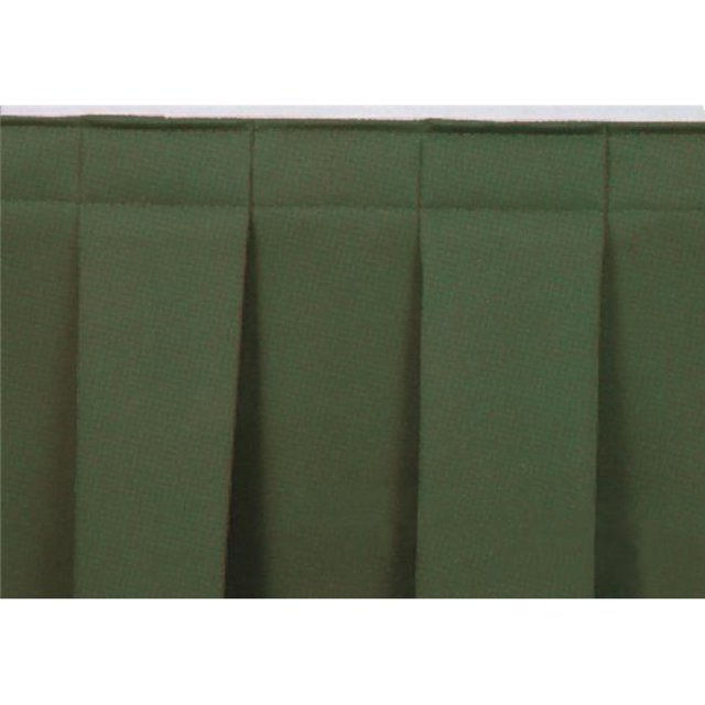 National Public Seating SB8-06 8 in. Stage Box Pleat Skirting - Green