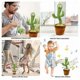 thumbnail image 2 of 1 Set Dancing Doll Singing Talking Cactus Doll Toy Rechargeable Interactive Plush Doll for Children Adults, 2 of 4