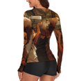 thumbnail image 3 of The Boondocks Women's Sunscreen Shirt Long Sleeve Workout Tops Crewneck Soft Comfy Tees Casual T-Shirt XL, 3 of 7