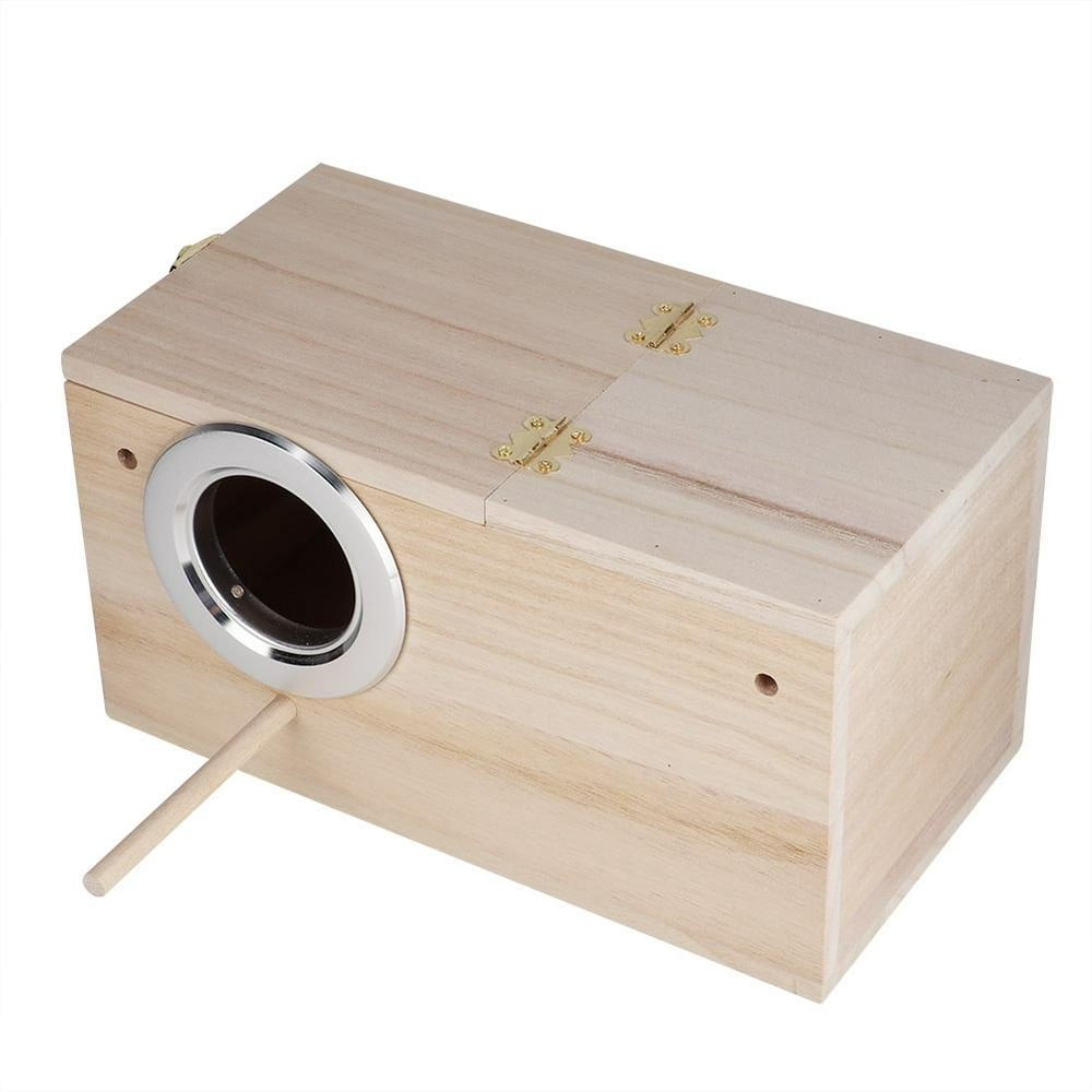 Tebru Bird Breeding Box, Wood Bird , For For Budgerigars - Walmart.com ...