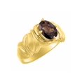 thumbnail image 3 of *RYLOS Solitaire Gemstone Smoky Quartz  Ring - June Birthstone*, 3 of 4