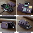 thumbnail image 5 of for Google Pixel 8 Pro Phone Protective Case, Magnetic Detachable Card Holder, Wireless Charging Back Cover, Soft Lining Outer Shell Compatible with Magsafe, Coin Purse with Stand, 5 of 8