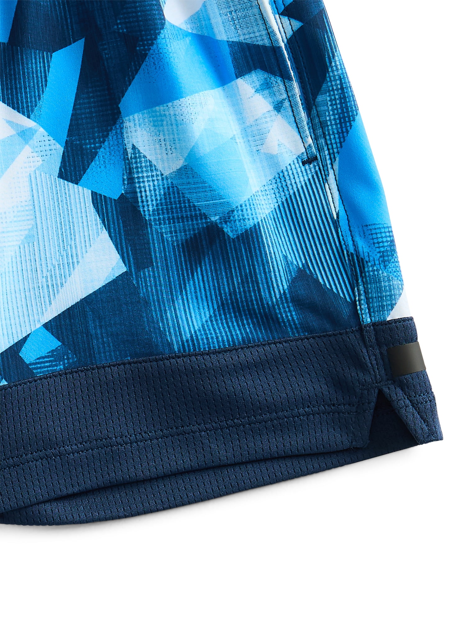 Athletic Works Boys' Print Performance Shorts, Sizes 4-18 & Husky