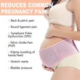 thumbnail image 3 of Cinturón de maternidad, cinturón abdominal durante el embarazo, soporte posparto cómodo para la espalda y la pelvis, entrenador de cintura ajustable para mujeres (rosa), 3 of 5