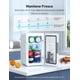 thumbnail image 3 of AstroAI Mini Refrigerador, Nevera 6L, Mini Frigobar, Refigerador Pequeña 12V/110V, AC/DC para Habitación, Coche, Viaje, 3 of 7