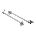 thumbnail image 4 of MYG for 2 Pack Cabinet Door Flap Stay Hinges Drop Lid Support Sliding Rail for Cupboard 8 Inch Silver Nickel Plated Iron Zinc Alloy Hardware, 4 of 7