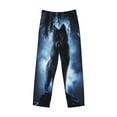 thumbnail image 4 of Daiia Night Scene of Wolves Men's Sleep Pant with Pockets and Drawstring,Pajama Pants-XX-Large, 4 of 9