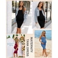 thumbnail image 5 of Women's Maternity Tank Dresses Sleeveless Pregnancy Dresses, 5 of 6