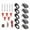 White LED, variant on Smoke Lens Rooftop Cab Clearance Light, Roof Top Marker Running Yellow LEDs Lights Kit Compatible all cars, pickups, trucks, SUVs, RVs, trailers and more