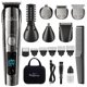 thumbnail image 1 of Brightup Recortadora de barba para hombres con estuche de viaje - Maquinilla de afeitar y afeitadora eléctrica Cortapelos inalámbricos Juego de cortapelos IPX7 Kit de aseo impermeable para hombres par, 1 of 1