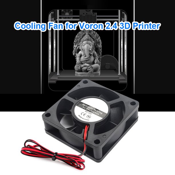 Impresora 3D con ventilador de refrigeración de 24 V CC de bajo ruido 6020 para Voron 2.4 (1000 mm)