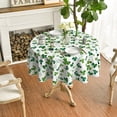 thumbnail image 2 of St. Patricks Day Tablecloth 60×60 Inch Round, Shamrock Irish Clover Luck Washable Table Cover for Party Picnic Dinner Decor, 2 of 6