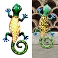 thumbnail image 3 of 2xWall Hanging Gecko Artworkd Decorativo Decoración de Jardín Al Aire Libre Amarillo Sunnimix Escultura colgante de valla, 3 of 7