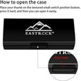 thumbnail image 5 of EASTROCK 10 Holes Key of C Blues Harmonica for Beginner Students Professional Metal Blues Harp Mouth Organ with Case Gold, 5 of 7