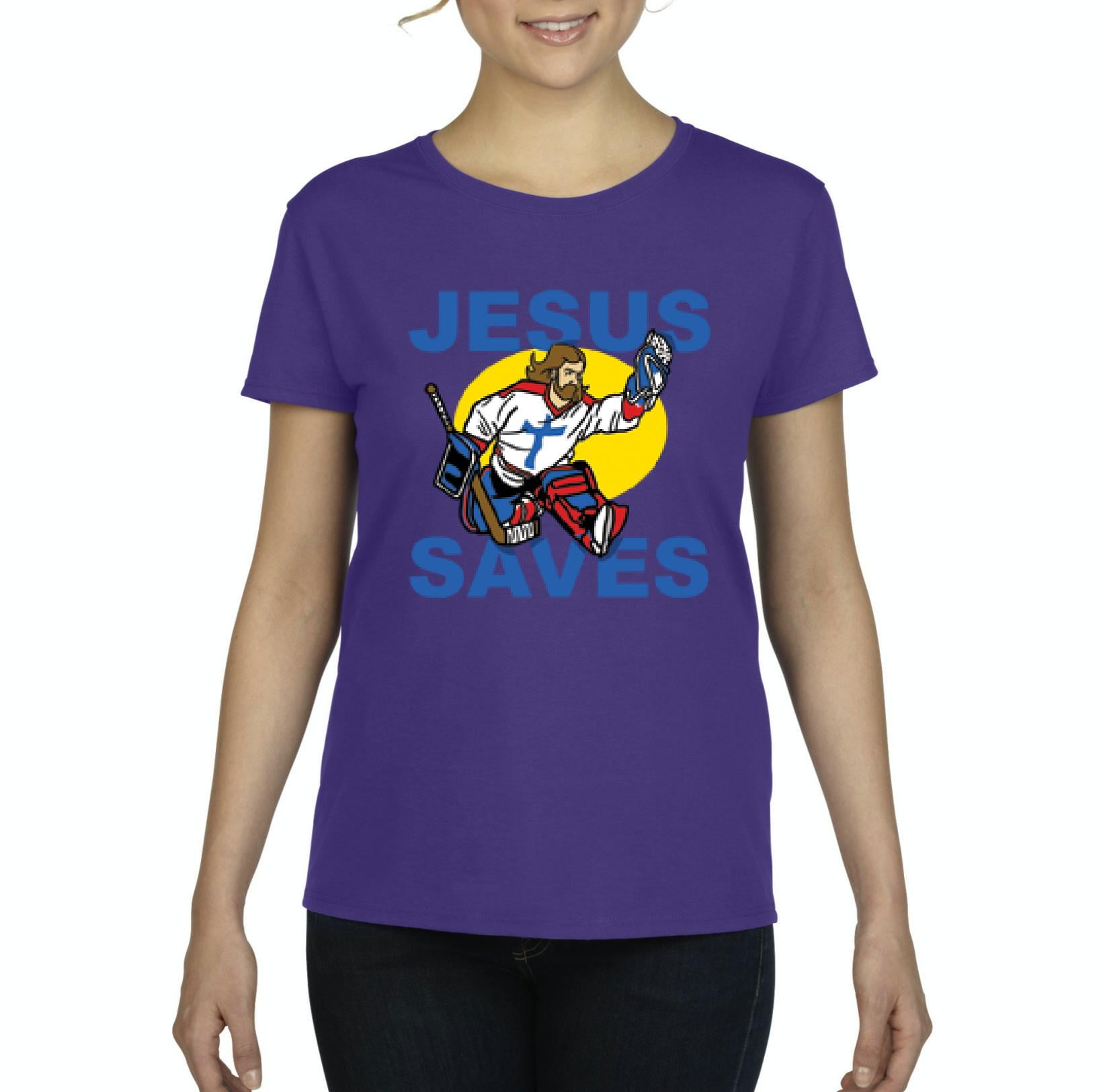 jesus saves goalie t shirt