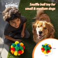 thumbnail image 4 of Juguete interactivo Dog Snuffle Ball PAWISE, tamaño mediano, 7.9 pulgadas, 4 of 7